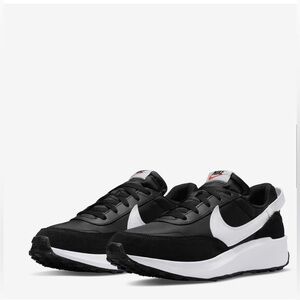 Nike Waffle Debut Men’s Running Shoe Black size 12.5